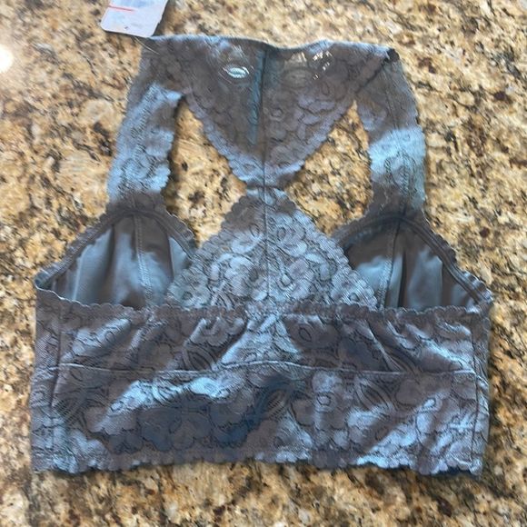 FREE PEOPLE Galloon Lace Racerback BRALETTE XS NEW - Picture 6 of 6